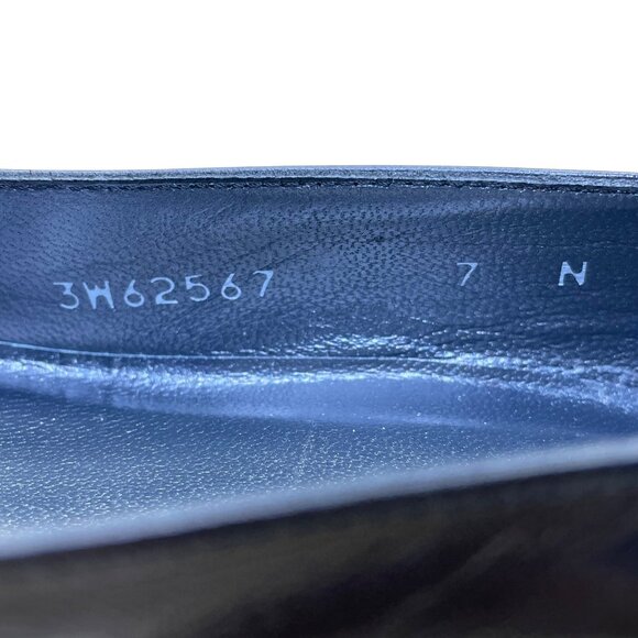 Stuart Weitzman Women’s Black Leather Corseting Heels Narrow Dress Shoes Size 7 - Picture 6 of 9